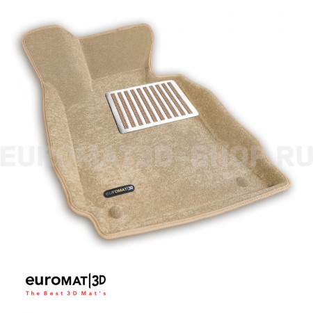 Текстильные 3D коврики Euromat3D Lux в салон для Mercedes C-Class (W204) (2007-2014) № EM3D-003503T Бежевые Текстильные 3D коврики Euromat3D Lux в салон для Mercedes C-Class (W204) (2007-2014) № EM3D-003503T Бежевые