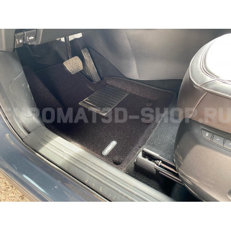 Текстильные 3D коврики Euromat3D Lux в салон для Mazda CX-5 (2017-) № EM3D-003414