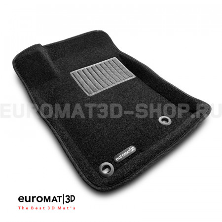 Текстильные 3D коврики Euromat3D Business в салон для Lexus GX460 (2014-) № EMC3D-005119