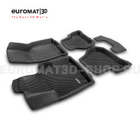 3D коврики Euromat3D EVA в салон для Seat Leon (2005-2012) № EM3DEVA-004502