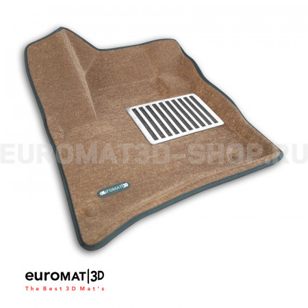 Текстильные 3D коврики Euromat3D Lux в салон для Porsche Cayenne (2010-2017) № EM3D-004101R Коричневые Текстильные 3D коврики Euromat3D Lux в салон для Porsche Cayenne (2010-2017) № EM3D-004101R Коричневые