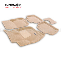Текстильные 3D коврики Euromat3D Business в салон для Ford Mondeo (2015-) № EMC3D-002216T Бежевые Текстильные 3D коврики Euromat3D Business в салон для Ford Mondeo (2015-) № EMC3D-002216T Бежевые